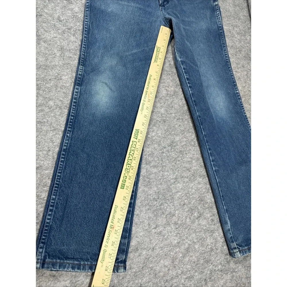 Wrangler Jeans Mens 32x28* Blue Denim Straight Leg 936PWD Cowboy Western Pants